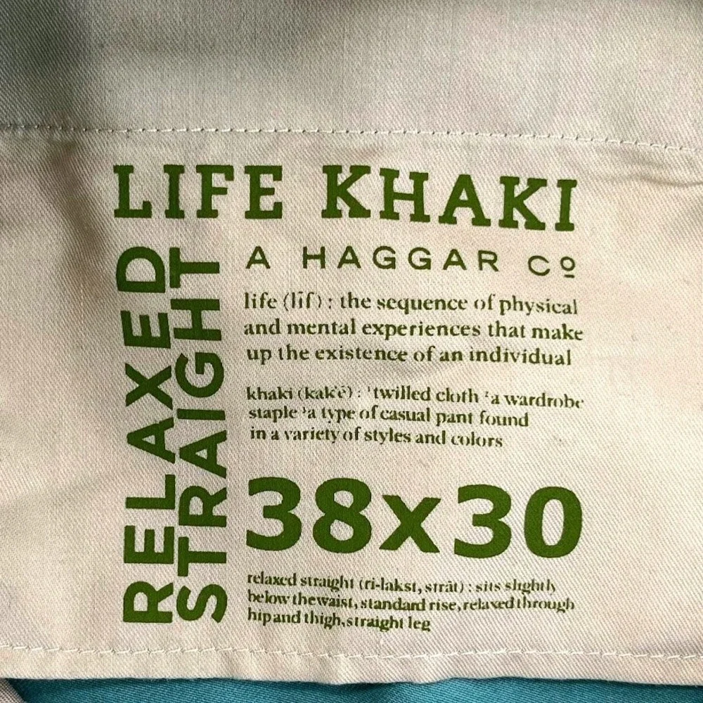 Haggar *faint stain